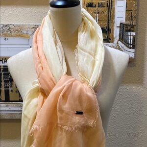 Peach and Cream Women's Scarf by Repeat.